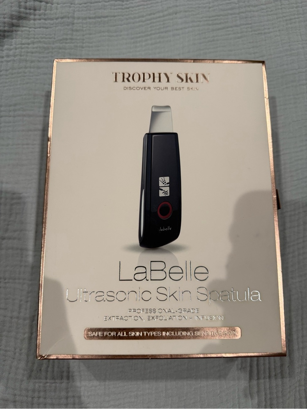 Trophy Skin LaBelle Ultrasonic Skin Spatula - Black